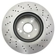 thumbnail image 4 of TRQ Performance Rotor & Brake Pad Kit Posi Metallic Front w/Chemicals BKA18152 Fits select: 2000-2002 MERCEDES-BENZ S, 2003 MERCEDES-BENZ S 430, 4 of 6