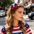 thumbnail image 6 of erdimoy 4th of July Patriotic Bow Hair Clips, Red White Blue American Flag Hair Accessories for Independence Day Par, 6 of 6