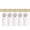 Gold, variant on Utopia Alley Shower Hooks - Shower Curtain Rings for Bathroom - Rust Resistant Shower Curtain Hooks for Shower Curtain or Liner - Shower Curtain Rings with Crystal Design - Set of 12, Brushed Nickel