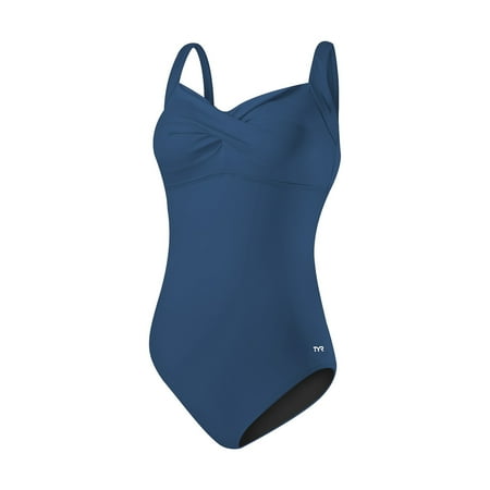 UPC: 0036702749664 | Tyr Solid Twisted Bra Tank Female (Storm  6)