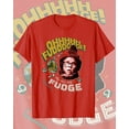 thumbnail image 5 of A Christmas Story T-Shirt Men's Ohhhh Fudddge Ralphie Short Sleeve Adult Top, 5 of 5