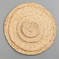 thumbnail image 7 of SPRING PARK Natural Handmade Straw Woven Placemat Wooden Round Braided Mat Heat Resistant Hot Insulation Anti-Skidding Pad Water Hyacinth Placemats, 7 of 7