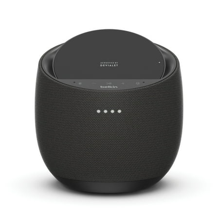 Belkin Soundform Elite Portable Bluetooth Speaker with Google Assistant and Wireless Phone Charger, Black