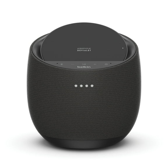 Belkin Soundform Elite Portable Bluetooth Speaker with Google Assistant and Wireless Phone Charger, Black