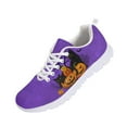 thumbnail image 3 of chaqlin Halloween Black Cat Pumpkin Sneakers for Women Men Comfort Lace Up Walking Shoes Breathable Mesh Slip On Running Shoes Casual Travel Shoe, 3 of 7