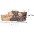 thumbnail image 2 of CHICHUMID Outside Key Hider 1Pack Multi Colored Resin Stump Shaped For Home Security, 2 of 8