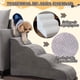thumbnail image 4 of Escalera Plegable para Mascotas Desmontable 3 Niveles - Modular de Velcro, Almohadilla de Lana de Cordero, Almacenamiento, Independiente, Cojín Lavable Antideslizante, para Perros y Gatos, 4 of 7