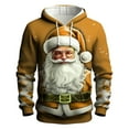 thumbnail image 2 of Yusimy Mens Christmas Printed Hoodie Long Sleeve Pullover Casual Athletic Top, 2 of 3