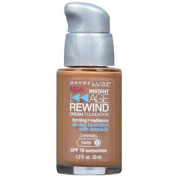 Maybelline Instant Age Rewind Cream Foundation SPF 18 Caramel (Dark 2)