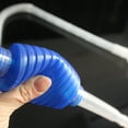 thumbnail image 4 of OULII Gravel Cleaning Fish Tank Hose Water Change Plastic Blue 3Pcs, 4 of 8