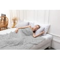 thumbnail image 3 of Mutlu Home Goods Weighted Blanket Cool And Comfortable Soft Thick for All Seasons - Silver, 3 of 4