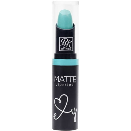 KISS Ruby Kisses Matte Lipstick, Turquoise Aesthetics, 0.12 fl (Best Lipstick That Won T Kiss Off)