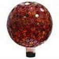 thumbnail image 2 of 10 Inch Mosaic Gazing Ball - Red/Yellow, 2 of 2