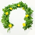 thumbnail image 4 of Tahtuvzn Decorative Accents Clearance! Simulated Lemon False Flower Vines Staircase Door Decoration Simulated False Flower Decoration 72.83in, Christmas Gifts, 4 of 6