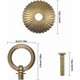 thumbnail image 2 of 6 Starlight Retro Furniture Handles with Screws, Drawer Ring Pulls, Antique, 2 of 5