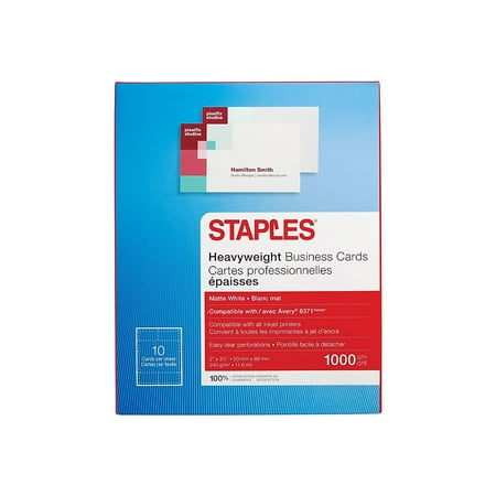 - Staples Inkjet Business Cards 2