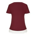 thumbnail image 5 of WXLWZYWL My Orders Floral Blouses for Women Baseball Mom Shirts for Women Black Tunic Tops for Women Plus Size Shirts for Women Womens Plus Size Blouses Spring Tops for Women Black Tank Top Women, 5 of 6