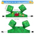 thumbnail image 3 of MoKo Toddler Swim Vest for Kid Boys Girls 20-50 lbs, Swim Arm Band with Whistle and Double Security Buckle Floaties, Green Crab, 3 of 6