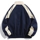 thumbnail image 4 of Chaqueta universitaria de Hip Hop para hombres y mujeres, abrigos cortavientos de bloque de Color de retazos de calle alta, chaquetas universitarias finas de moda, primavera y otoño, 4 of 5