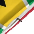 thumbnail image 4 of 3 Pcs Soft Bedding Set, Includes 1 Duvet Cover with Zipper And 2 Pillow Shams,Flag of Guyana.National Flag of Guyana Full(79"×90"), 4 of 8
