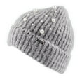 thumbnail image 2 of Jessica Simpson Women's Pearl Knit Cuffed Beanie Hat, 2 of 5