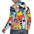 thumbnail image 6 of Haiem Funny Cats Patterned Men's Hoodie with Kangaroo Pocket - Ideal Pullover Sweatshirt for Daily Wear, Travel, and Home-XX-Large, 6 of 7