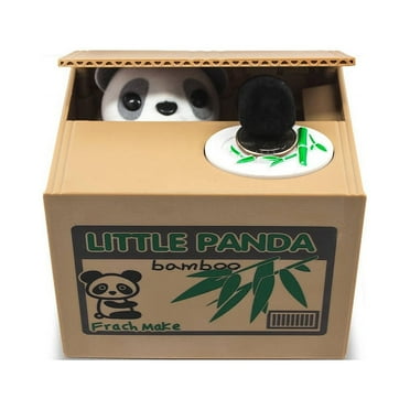Matney Stealing Coin Panda English-Speaking Piggy Bank: Perfect Xmas Gift for Kids Boys and Girls