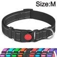 thumbnail image 2 of Collar reflectante para perro con cierre de seguridad, collar ajustable de nailon para mascotas para cachorros MFZFUKR CPB-US-YY79-9, 2 of 5