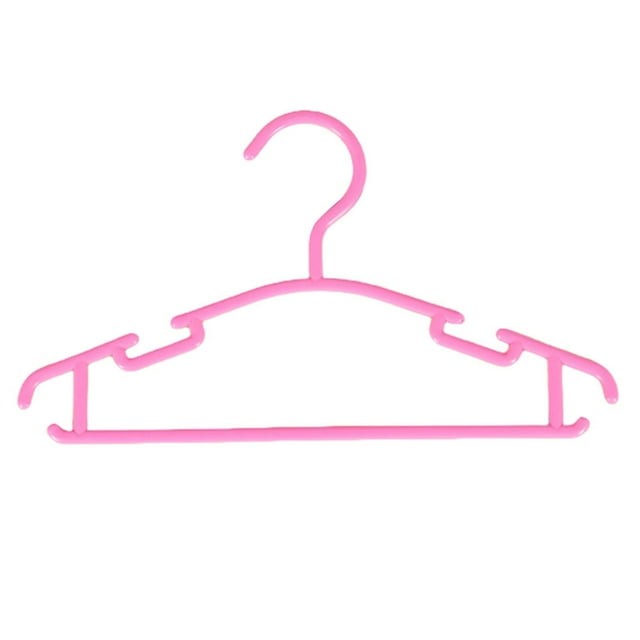 Kids Plastic Pants Clip Hanger - Colorful, Thickened Design - for Children’s Clothes, Pants/Dresses, Multifunctional, Lightweight & Durable
