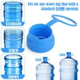 thumbnail image 3 of PULLIMORE 3 & 5 Gallon Water Jug Cap Reusable, No Spill Silicone Replacement Gallon Caps fit 55mm Standard/Screw/Crown Tops Water Bottle and Water Dispensers (6 Pack), 3 of 9