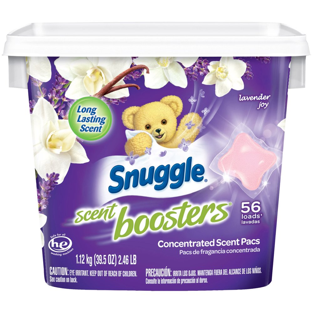 Snuggle Scent Boosters InWash Laundry Scent Pacs, Lavender Joy, 56