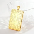thumbnail image 3 of K-KED God of War 24K THAI BAHT YELLOW GOLD Pendant, 3 of 6