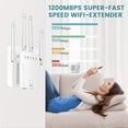 thumbnail image 4 of Extensor WiFi JM repetidor inalámbrico 2022 hasta 6500 pies cuadrados, 4 of 5