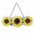 thumbnail image 2 of RADIANCE goods Floral-Style Stained Glass Window Panel 22" Wide, 2 of 6