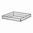 thumbnail image 2 of Veldra Black Square Fluted Glass Tray, 2 of 7