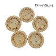 thumbnail image 3 of Guardurnaity Botones de de 100 piezas, botones de hechos a mano de estilo Simple para manualidades y costura, accesorios de ropa Accesorios de disfraces 15 mm Guardurnaity AP010333-01, 3 of 6