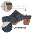 thumbnail image 3 of Ablanczoom Sandals Women: Comfort Wedges Heels Clogs Woman Mule Platform Sandals for Women Shoes, 3 of 6
