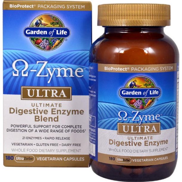 Garden of Life OZyme Ultra Ultimate Digestive Enzyme Food Dietary