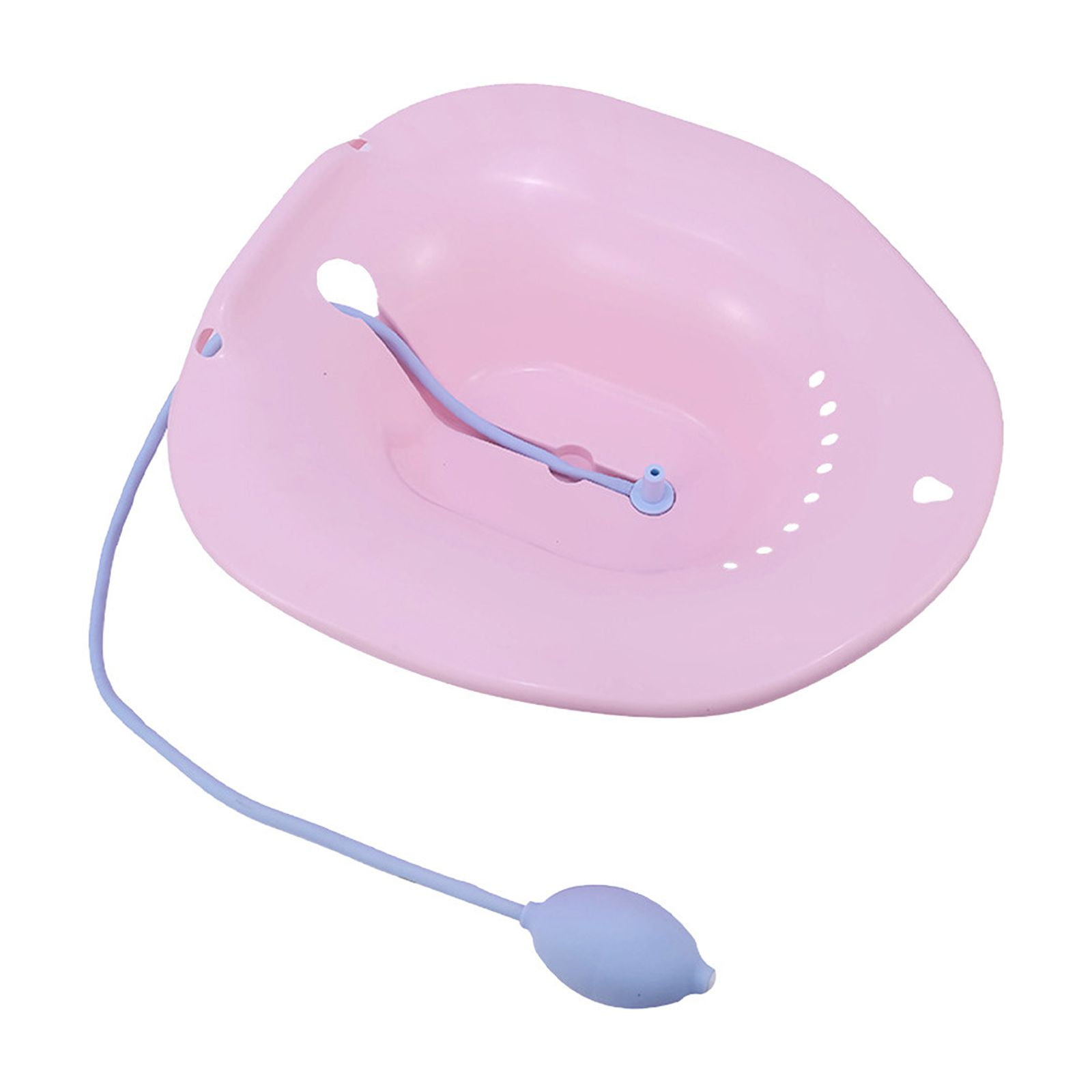 Gecau Comfortable Sitting Bath Tub With High Temperature Resistance And Practical&Affordable flow Design Included Pink Home Essentials