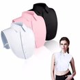 thumbnail image 2 of Wweixi 3 Pcs Col Blanc Uni Chemise Confortable Habillage Hommes 1Ensemble, 2 of 6