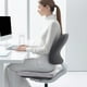 thumbnail image 4 of Cojín de asiento de cojín de automóvil antideslizante grueso - Gris claro, 4 of 6
