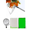 thumbnail image 2 of Fruit Picker Pole Tool with Bag Telescoping Adjustable Long Handle Stainless Steel for Apple Orange Tree 2.8meter 7 Section, 2 of 4