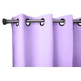 thumbnail image 2 of 120" Tall Grommet Blackout Solid Poplin 56" Wide Curtain - Lavender, 2 of 2