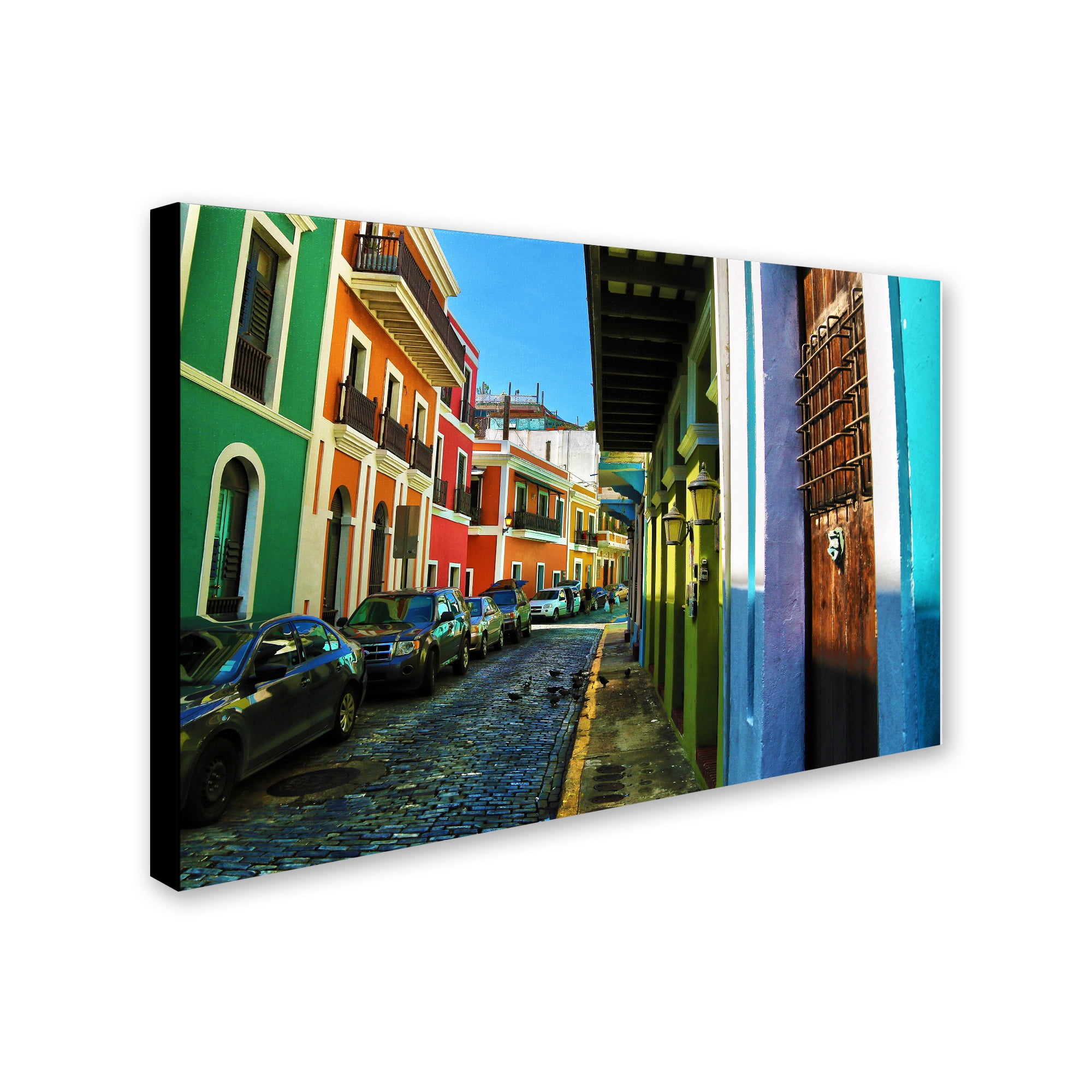 Trademark Fine Art "Old San Juan 11" Canvas Art by CATeyes