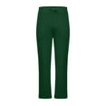 thumbnail image 4 of Qulqfy Men's Stretch Pants Cargo Big and Tall Green Baggy Pants Casual Elastic Waist Straight Leg Pants Pants for Men 4XL, 4 of 5