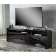 thumbnail image 6 of MMT Modern TV Stand Cabinet, 78.7" Long, Black Gloss, for 65-90 Inch TVs, 6 of 6