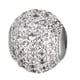 thumbnail image 4 of Jumpingount de cuentas Tobillera Espaciador de abalorios redondos Fabricación de joyas Artesanía hecha a mano Plata Blanco Plata Blanco 10mm 10piezas, 4 of 6