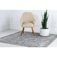 thumbnail image 3 of Rugs.com Oregon Collection Rug – 4 Ft Square Gray Low-Pile Rug Perfect For Living Rooms, Kitchens, Entryways, 3 of 9