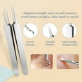 thumbnail image 3 of BESTOPE Blackhead Remover 6 in 1 Pimple Comedone Extractor Tool Acne Removal Kit - Treatment for Blemish, Whitehead Popping, Zit Removing for Risk Free Nose Face Skin - Silver, 3 of 7