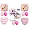 NEW!! Baby Minnie Mouse Birthday 1st First Party Balloons Decorations Supplies